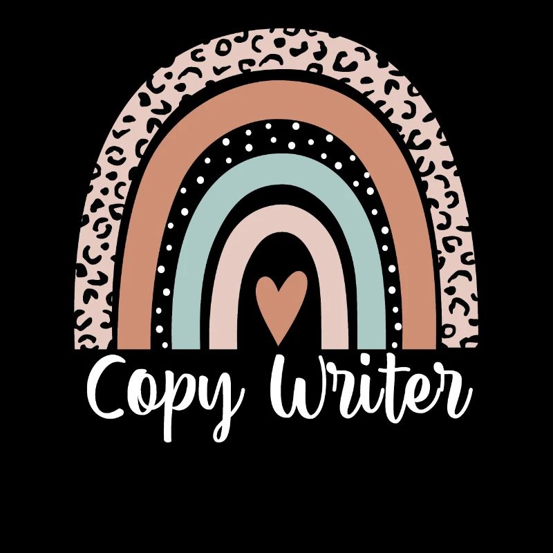 Copy Writer Rainbow Leopard Funny Copy Writer