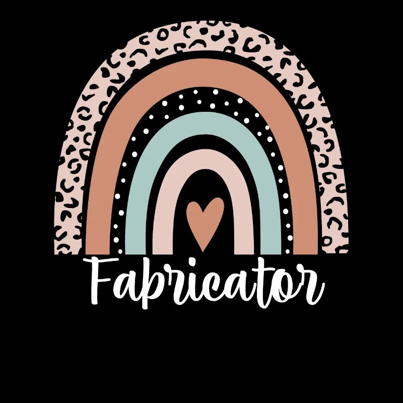 Fabricator Rainbow Leopard Funny Fabricator