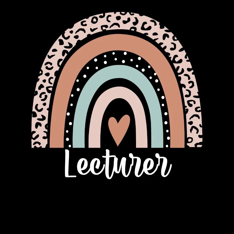 Lecturer Rainbow Leopard Funny Lecturer