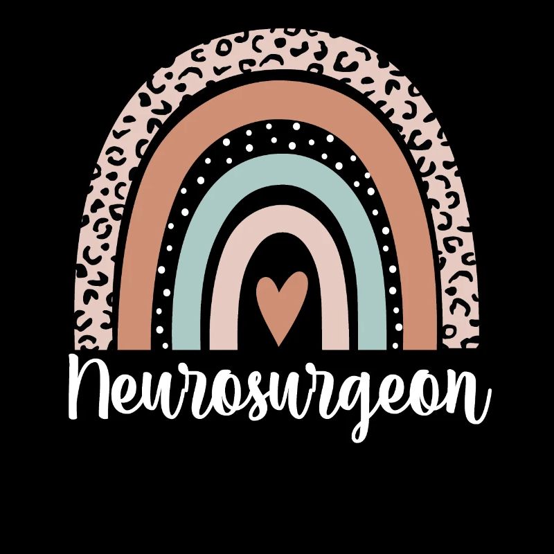 Neurosurgeon Rainbow Leopard Funny Neurosurgeon