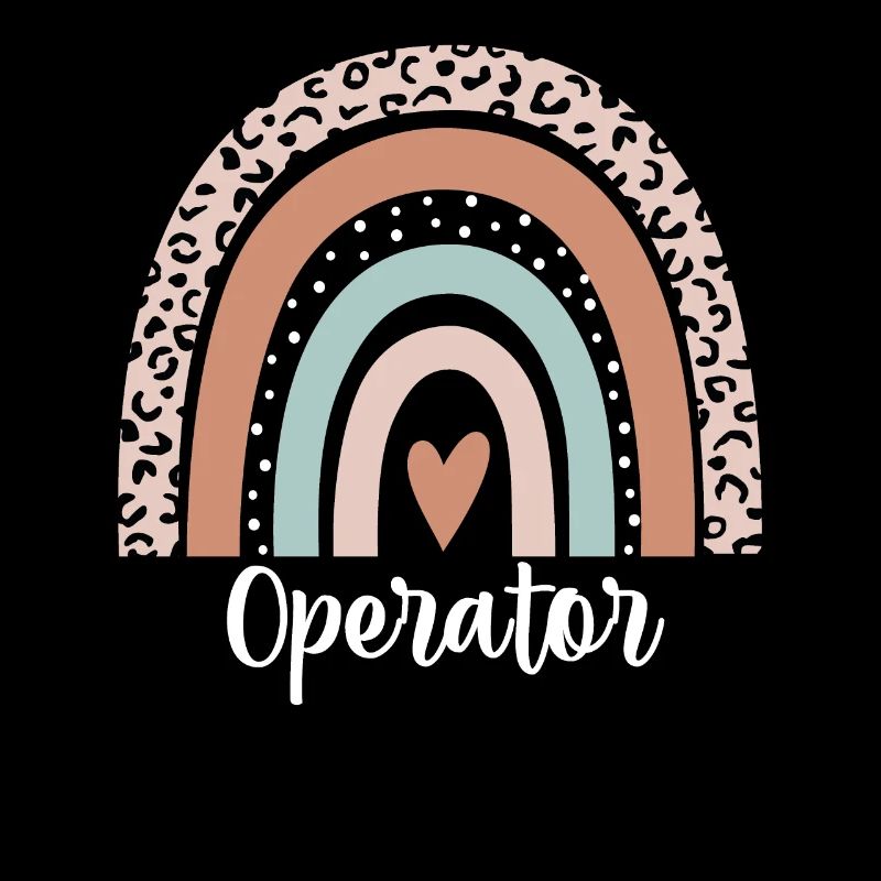 Operator Rainbow Leopard Funny Operator