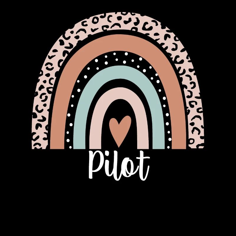 Pilote Rainbow Leopard Appréciation drôle du pilote