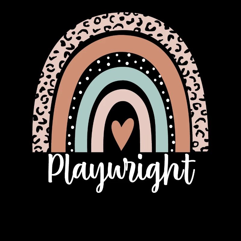 Playwright Rainbow Leopard Funny Playwright