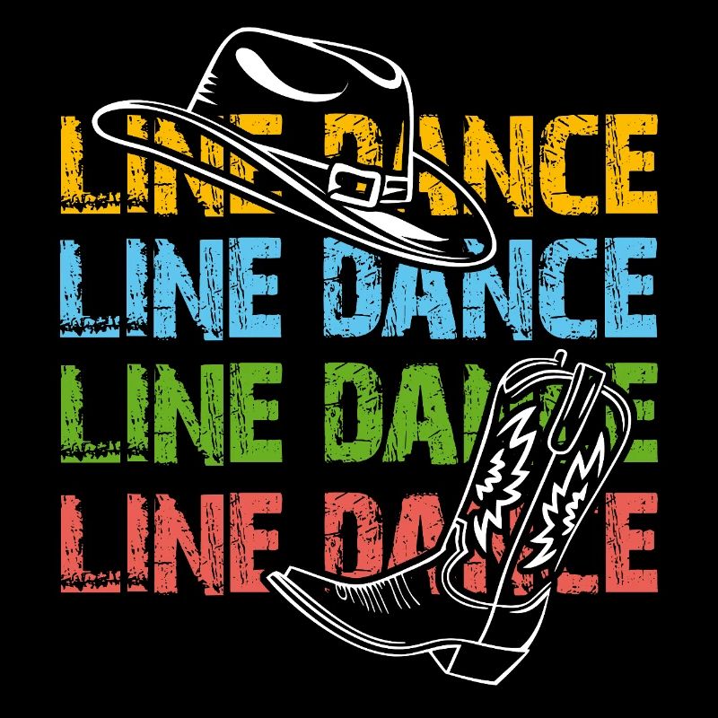 Line Dance Zeit Line Dancing Tanzen