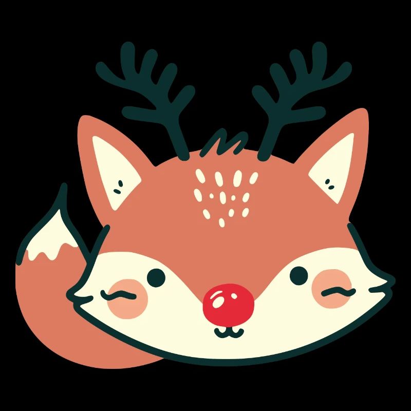 Noël de renne renard