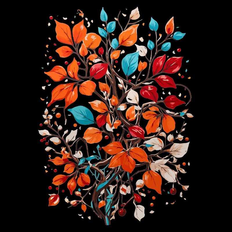 Fleurs aux noix