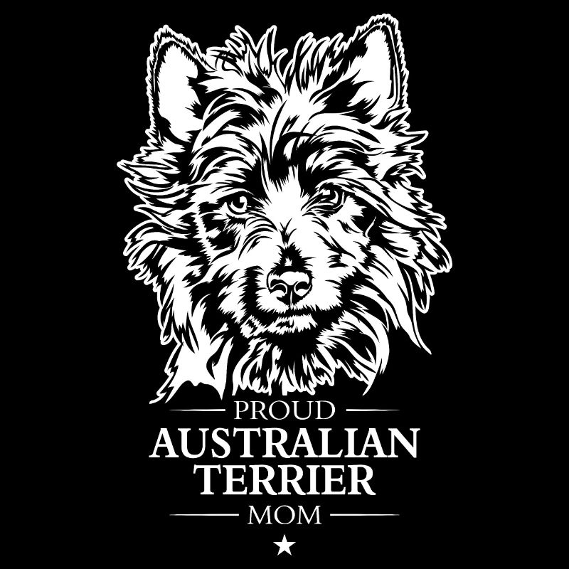 Australian Terrier Mom Hunde Hund Wilsigns