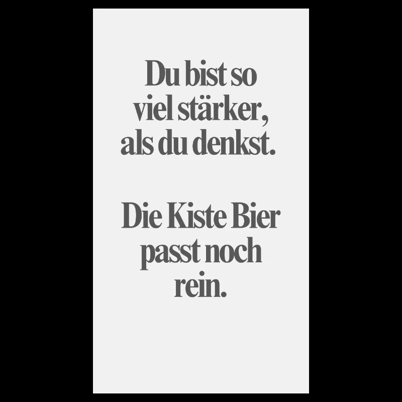 Du bist stärker