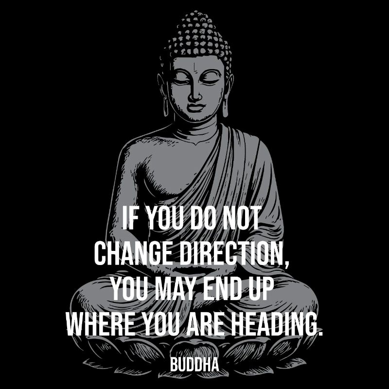 Rappel du changement de direction du Bouddha