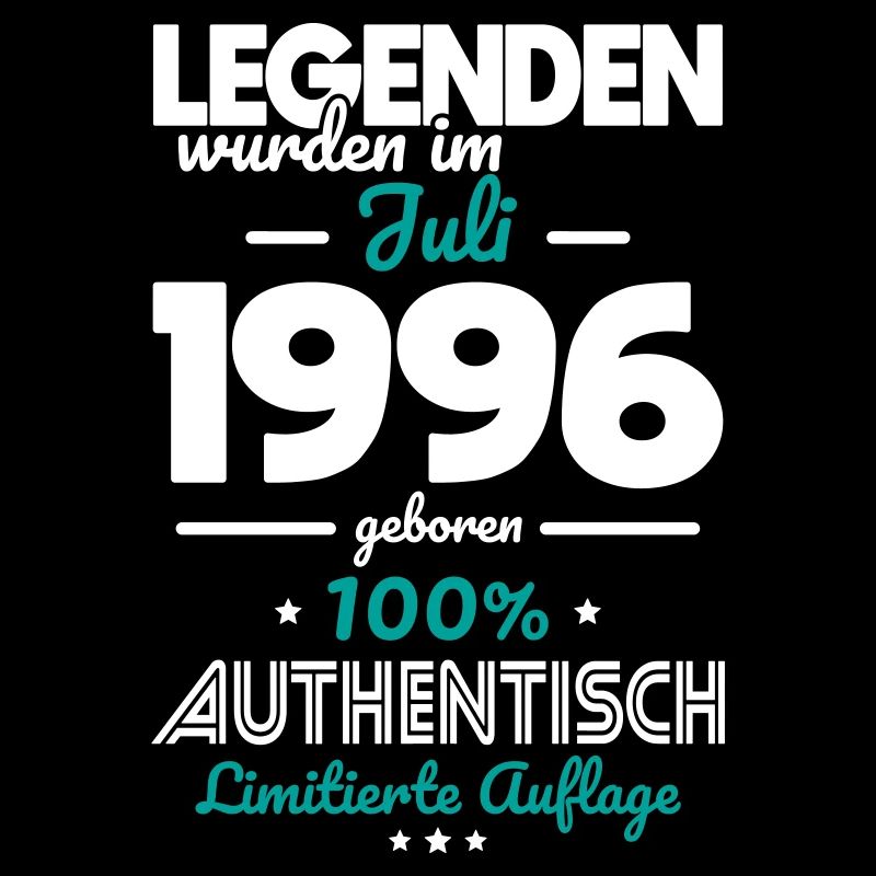 30. Geburtstag - Legenden wurden im Juli 1996