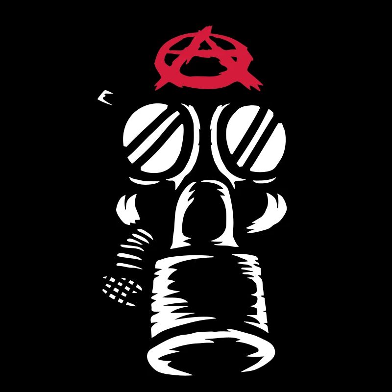 Anarchy Punk Gas Mask Rétro