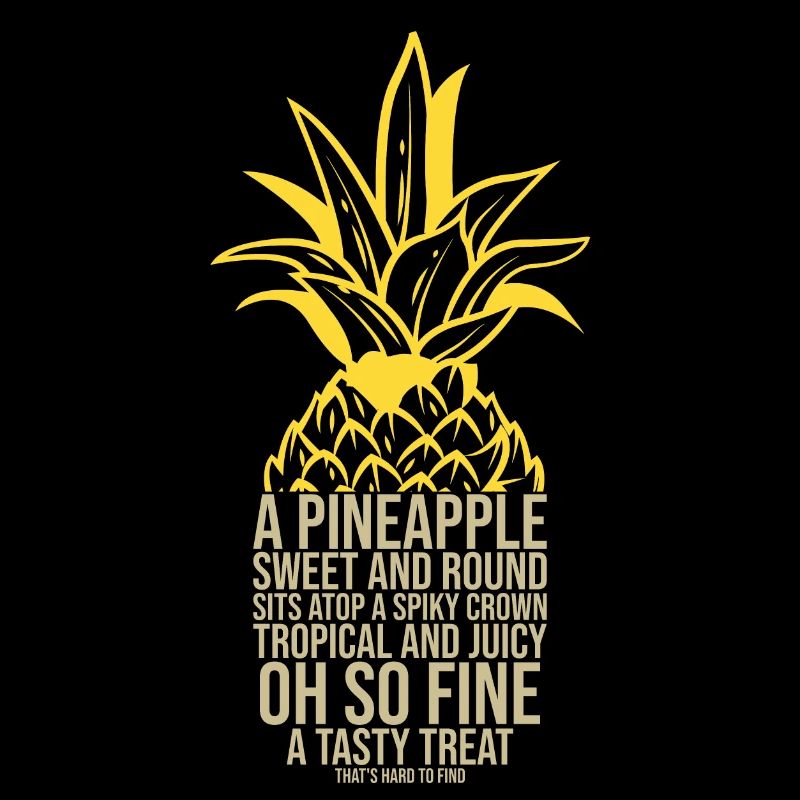 Pineapple Fruit Food Fruit Cooking Poem Gift