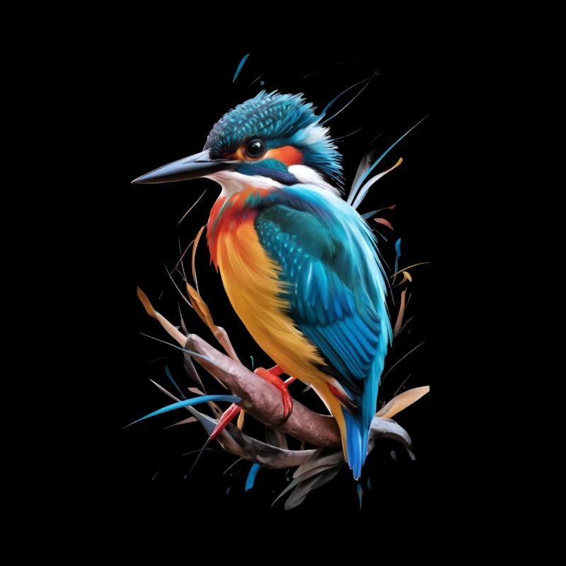 Lebendiger Eisvogel - Juwel der Natur