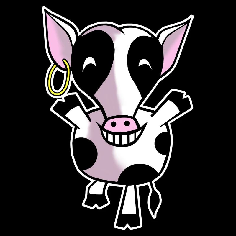 Vache heureuse