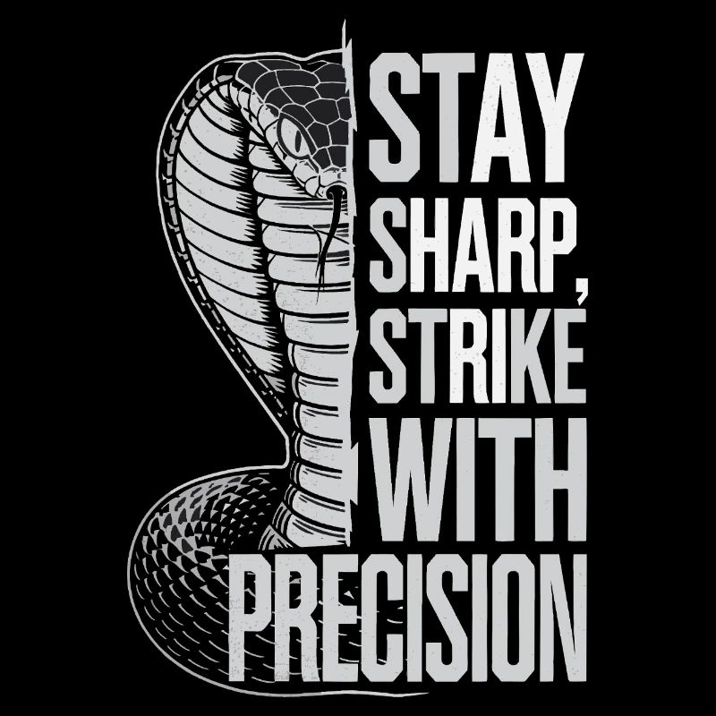 Cobra with Precision Quote