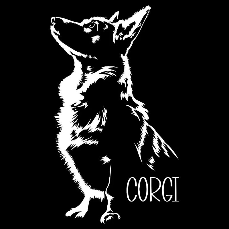 Welsh Corgi Silhouette Chiens Chien Wilsigns