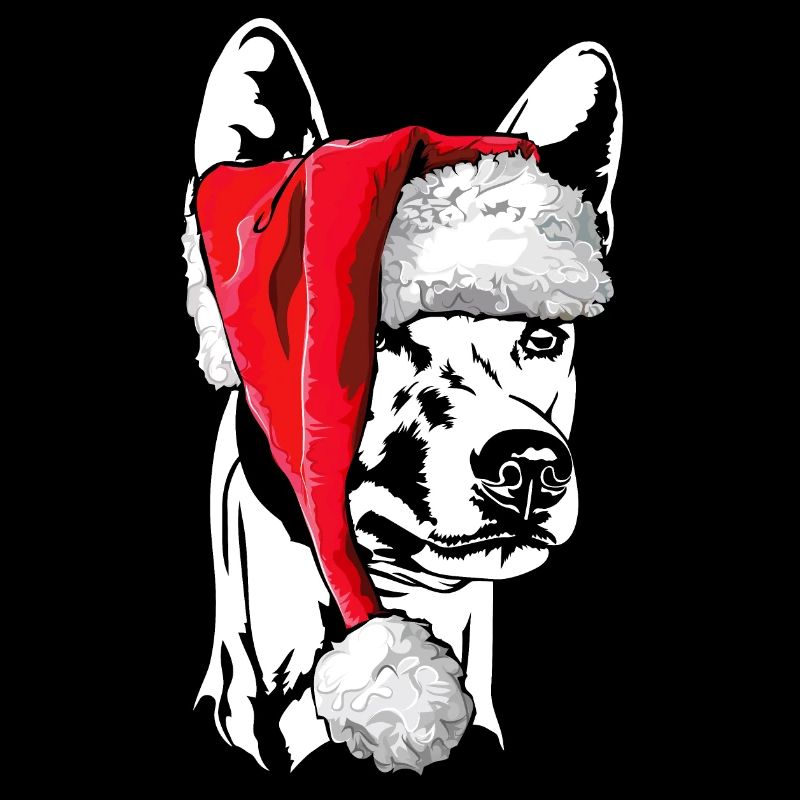 Santa Basenji Chiens de Noël Chiens Wilsigns