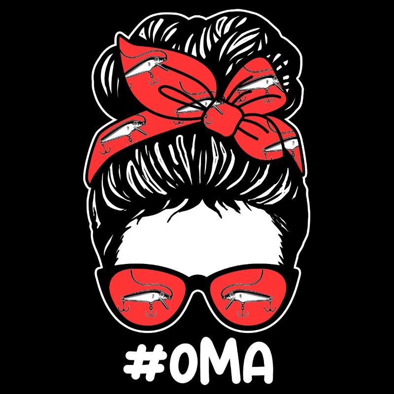 Anglerin Oma Großmutter Angeln