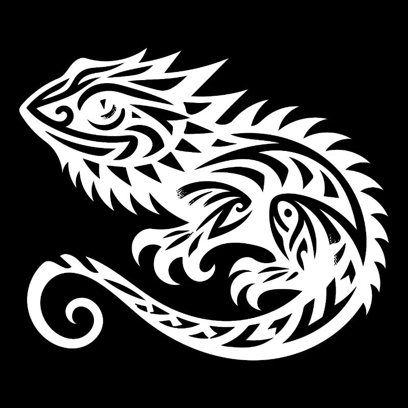 Bartagame Tribal Tattoo Drachen Verkleidung