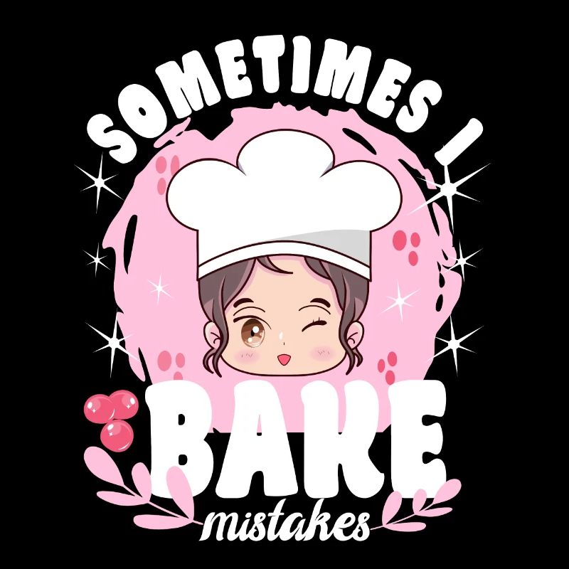 Pastry Lover Sometimes Bake Mistakes Cute Gift