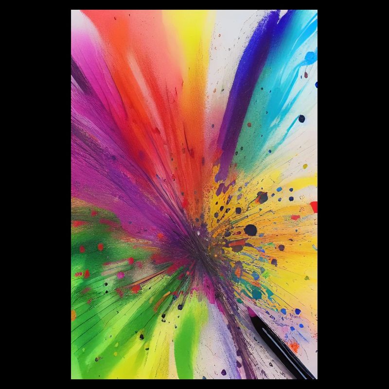 Éclaboussures de couleur