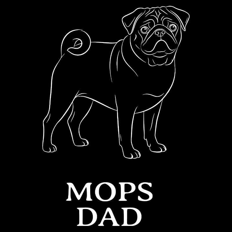 Mops Dad - Humorvolles Mops Design