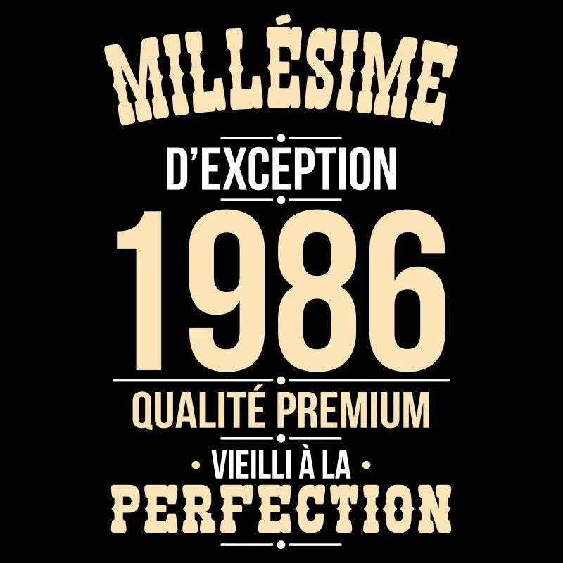 1986 – Millésime d’exception – Qualité premium