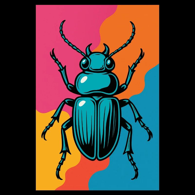 Insect Pop Art Retro