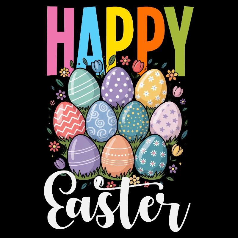 Happy Easter Sweet Easter Bunny Egg Hunt Easter Eggs
