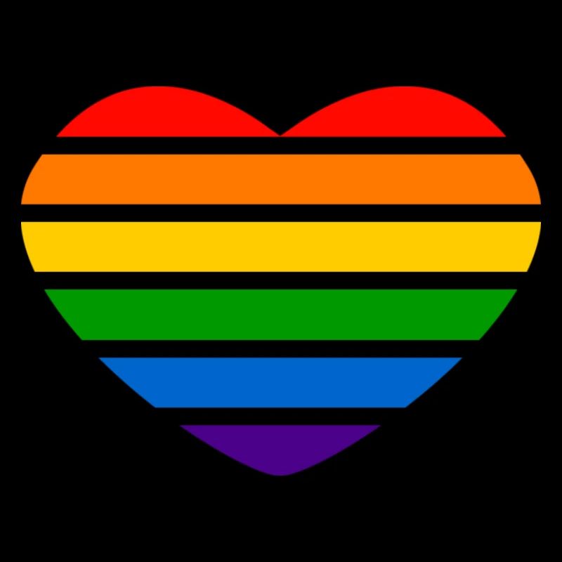 Herz - Regenbogen