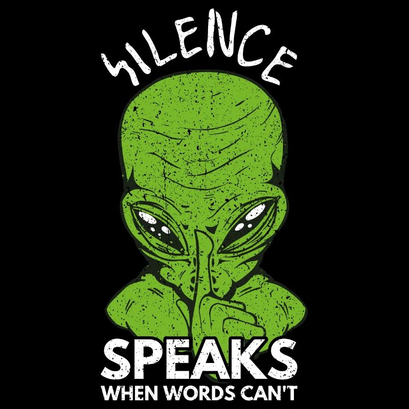 Le silence parle quand les mots ne le peuvent pas - Deep Thinker