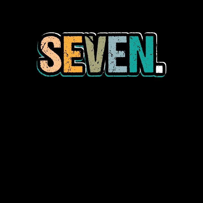 7e anniversaire Enfants Sept ans