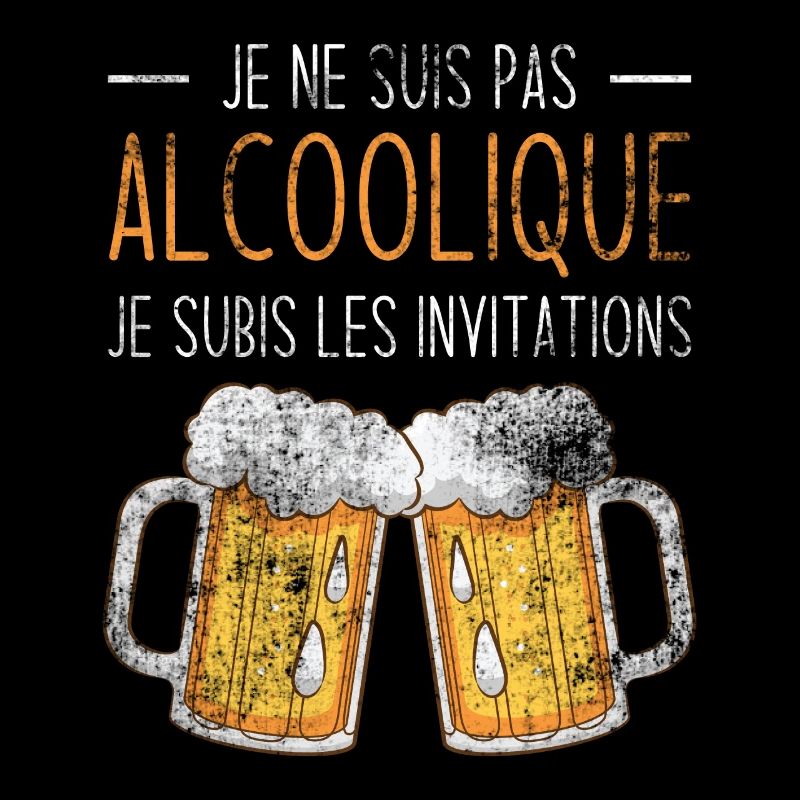 Je ne suis pas alcoolique je subis les invitations