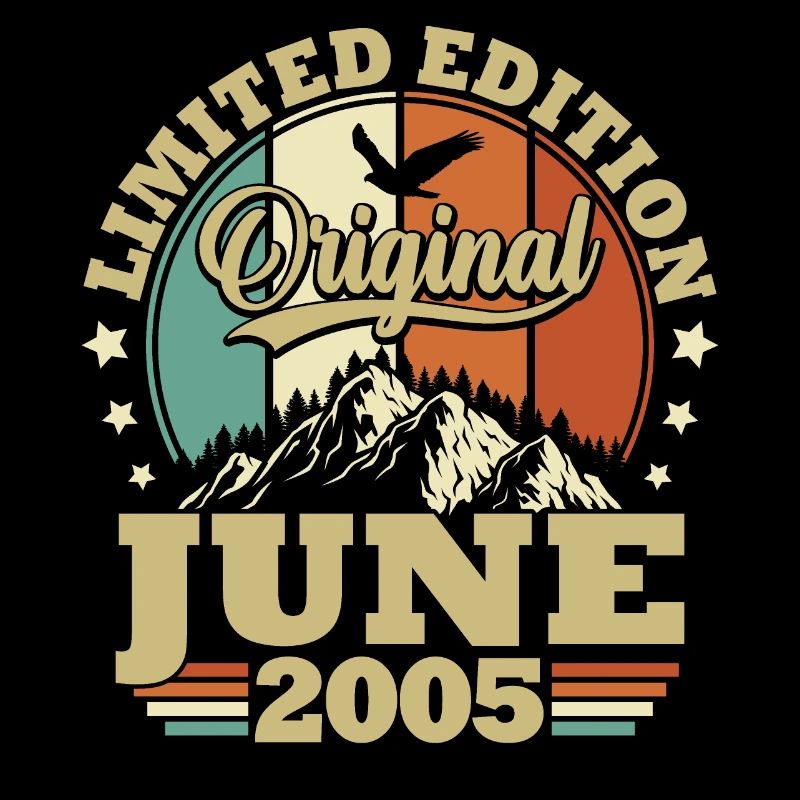 Geburtstagsgeschenk geboren im Juni 2005