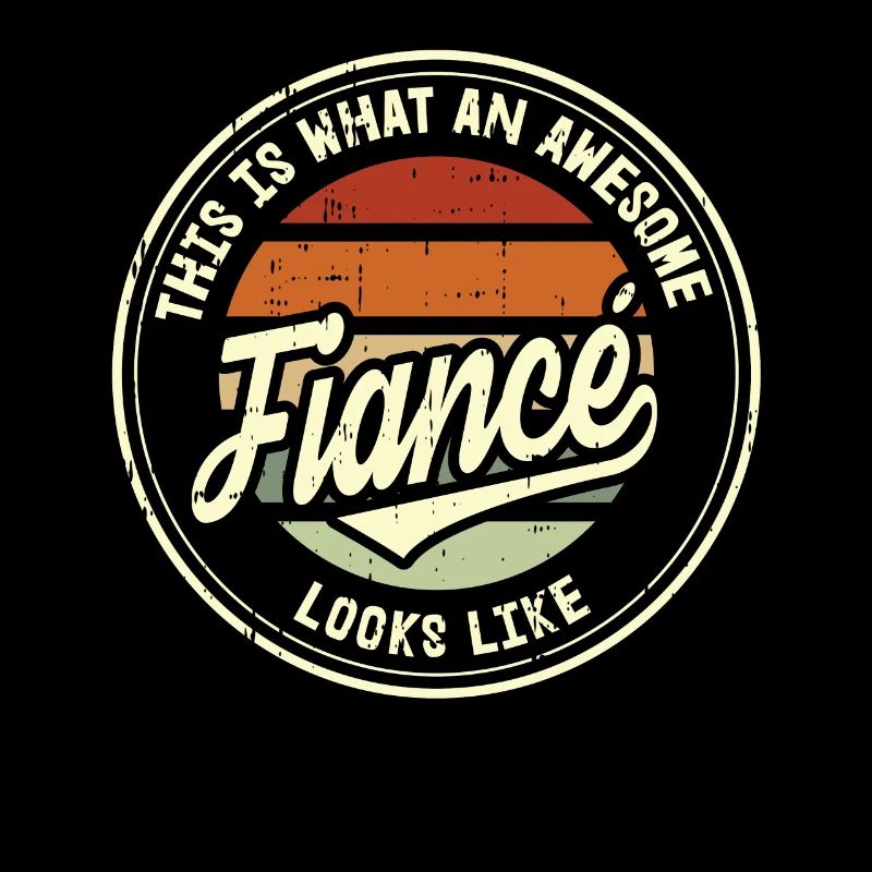 Fiancé Best Wedding Proposal Retro Gift