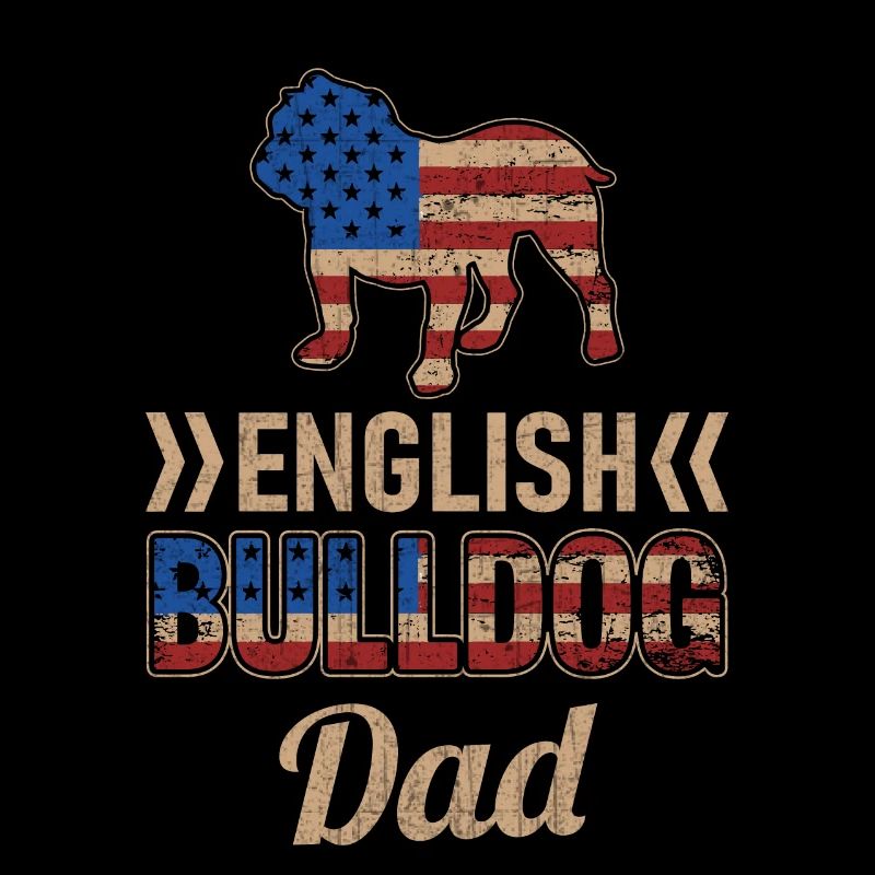 Papa bouledogue anglais