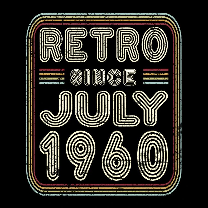 Geburtstag Juli 1960 Retro Geschenk