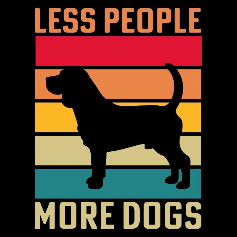 Moins de gens plus de chiens