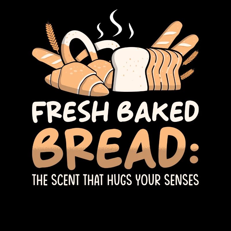 Bread lovers baker bake freshly baked bread