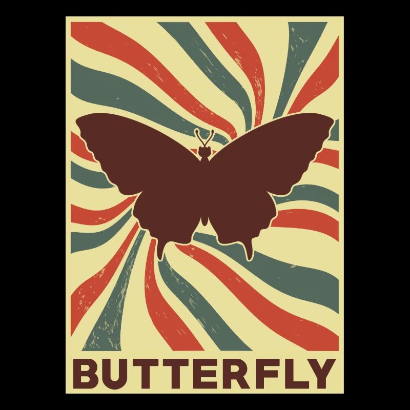 Schmetterling Retro Vintage
