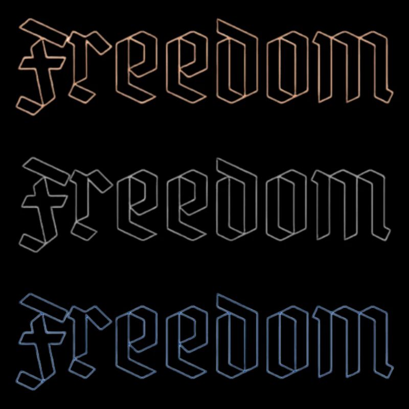 Freedom in three acts