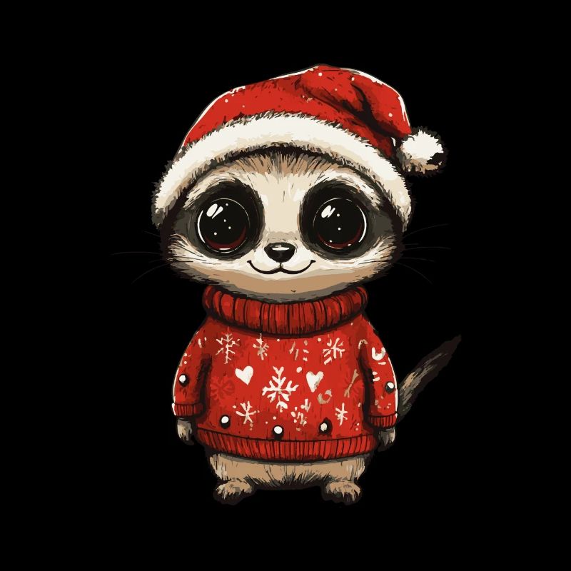 Bande dessinée de Noël de suricate