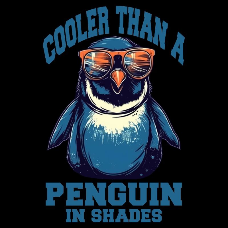 Cooler Pinguin mit Sonnenbrille