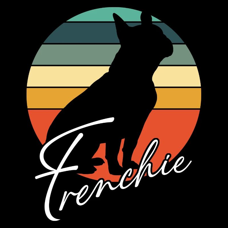 Frenchie Silhouette de bouledogue français