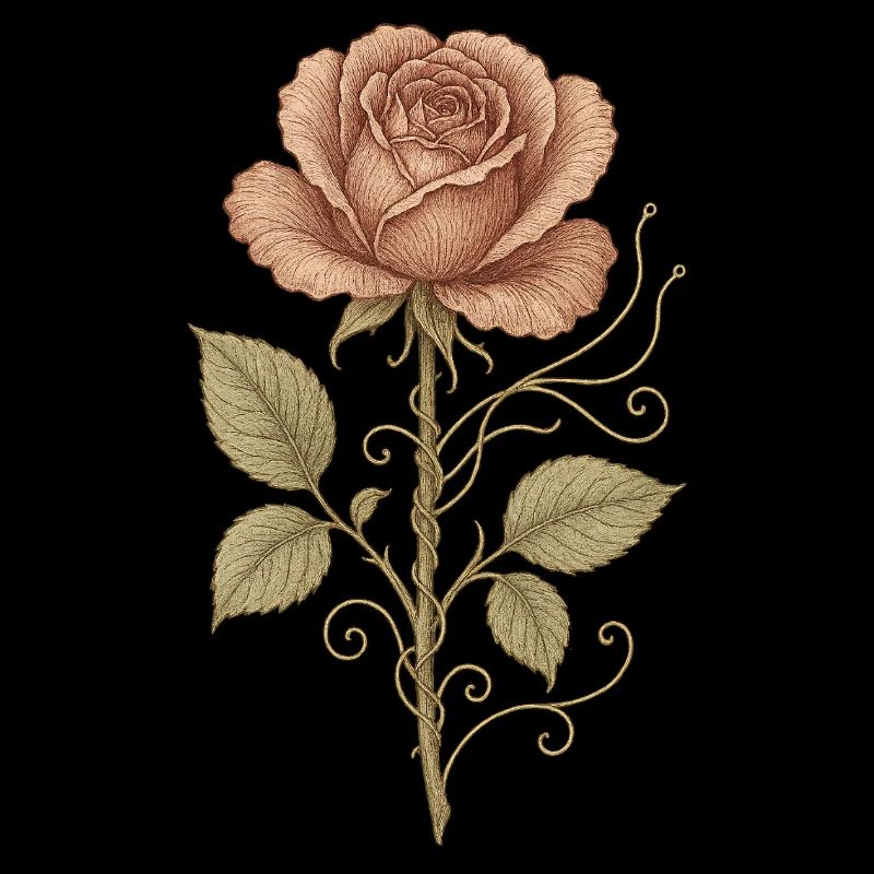 Rote Rose Vintage