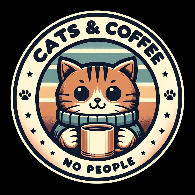 Le chat et le café, pas les gens
