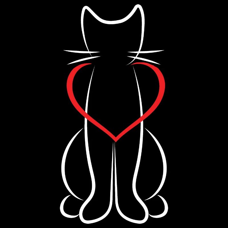 J'aime le chat, Chat et amour simple