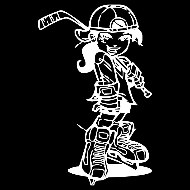 Eishockey-Mädchen