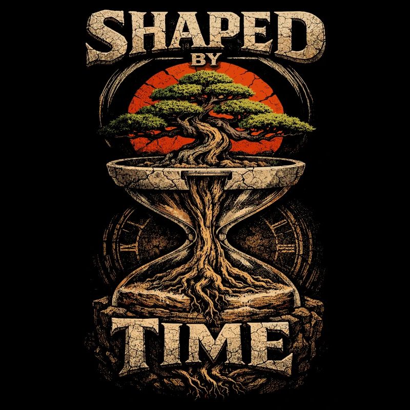 Bonsai Tree Shaped By Time
