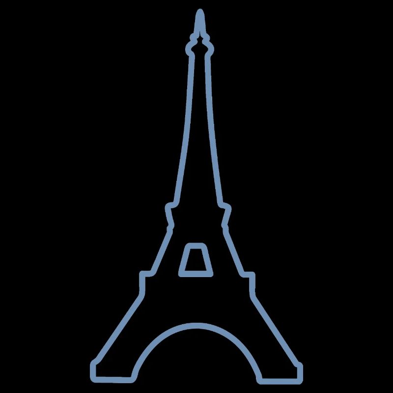 Tour Eiffel Paris monument minimaliste